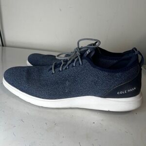 Cole Haan Grand Series Men's Blue Knit Sneakers Shoes Size 12M